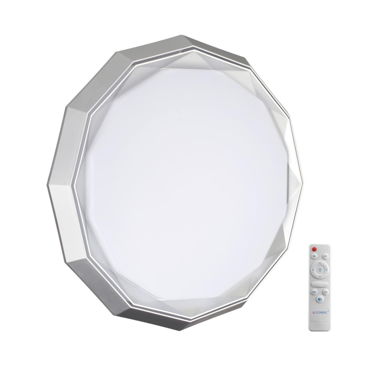 Sonex 7671/DL COLOR SN 000 Светильник пластик/белый/хром LED 48Вт 3000-6000К D435 IP43 пульт ДУ VAXIN фото