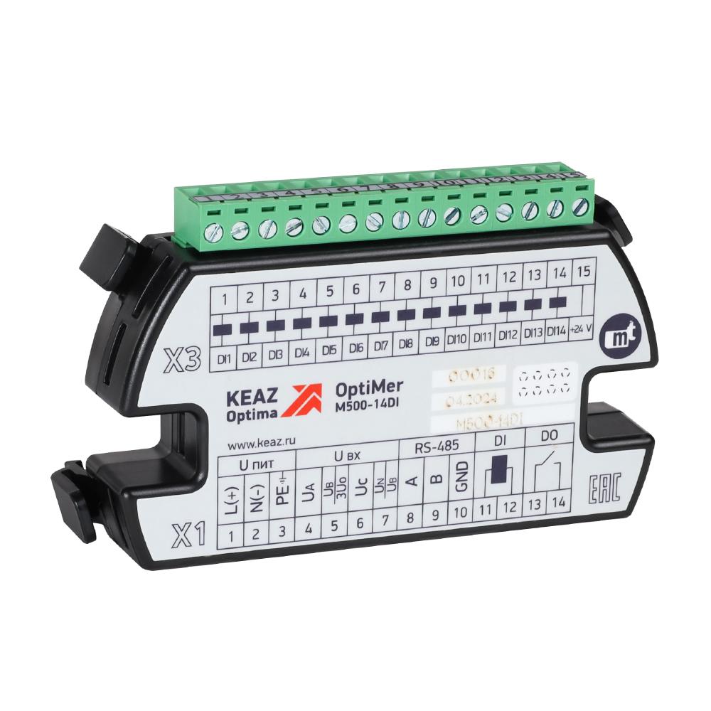КЭАЗ Модуль расширения OptiMer-M500-14DI. фото