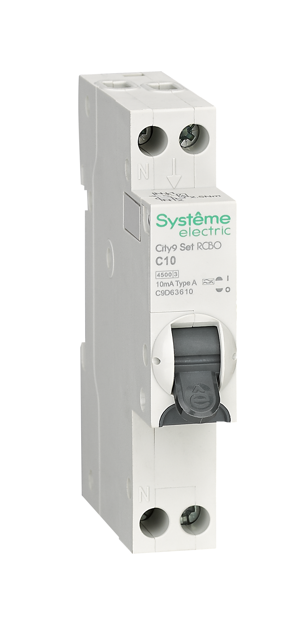 Systeme Electric City9 АВДТ 1П+Н C10 4500A 10мА A 18мм фото
