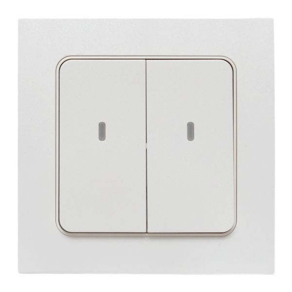 EKF Умный беспроводной выключатель Стокгольм 2-кл. белый Zigbee Сonnect фото