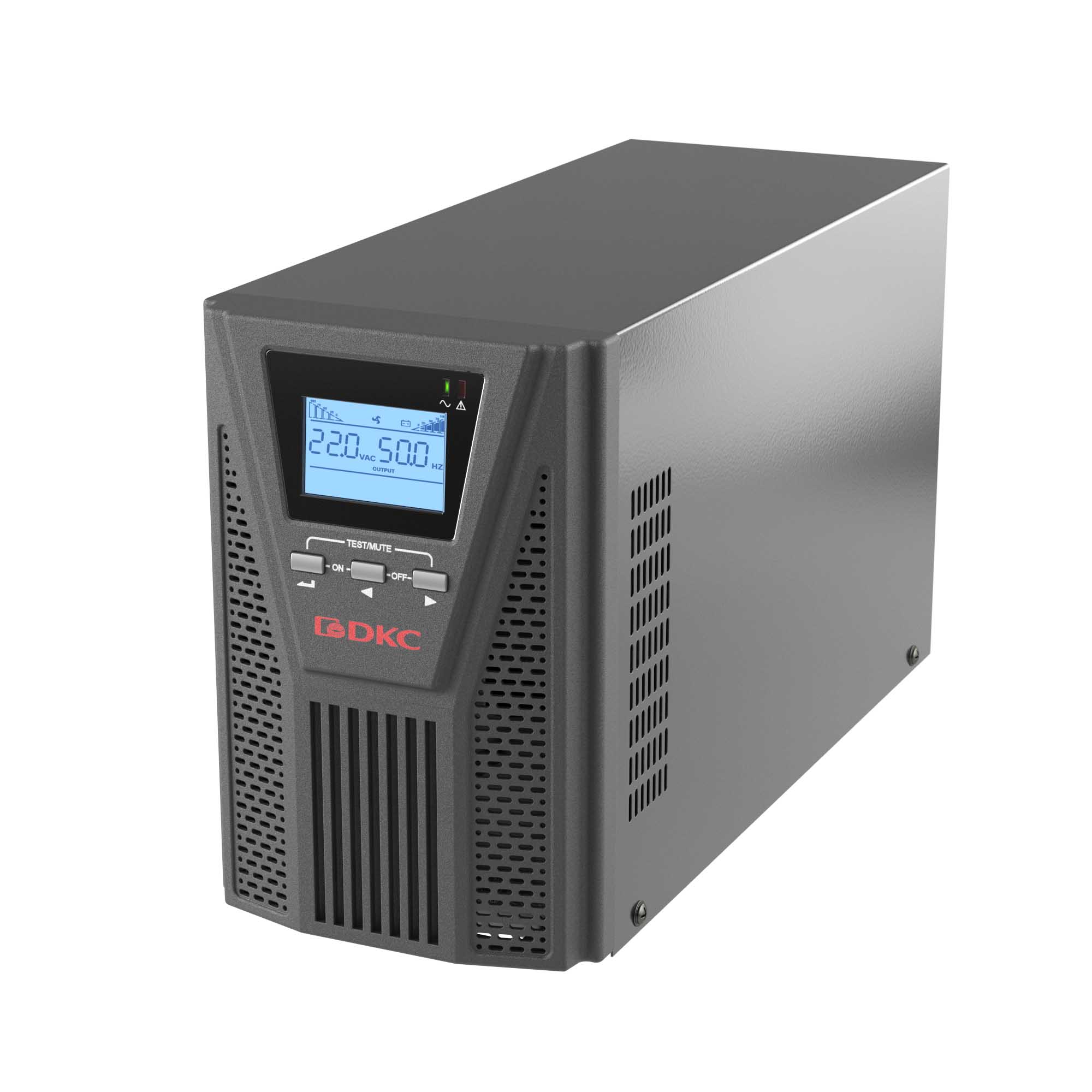 DKC Онлайн ИБП ДКС серии Small Tower, 1000 ВА/900 Вт, 1/1, 2xSchuko, EPO, USB, RS-232, RJ45,  з/у 1А, 3x7Ач фото
