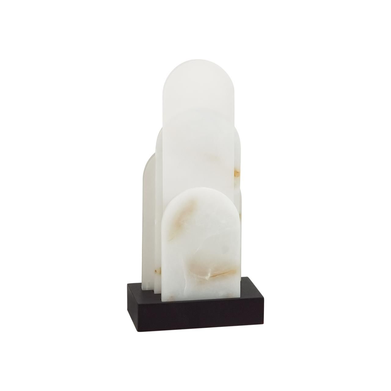 Odeon Light 5438/12TL HIGHTECH ODL_EX25 черный/металл/смола под алебастр /акрил Настольная лампа LED 12W 3000K 1402Лм FOROS фото
