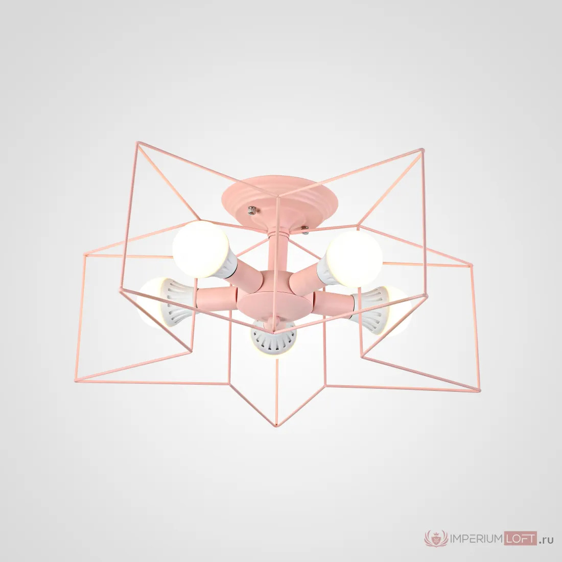 ImperiumLoft Потолочная люстра ASTERI Pink фото