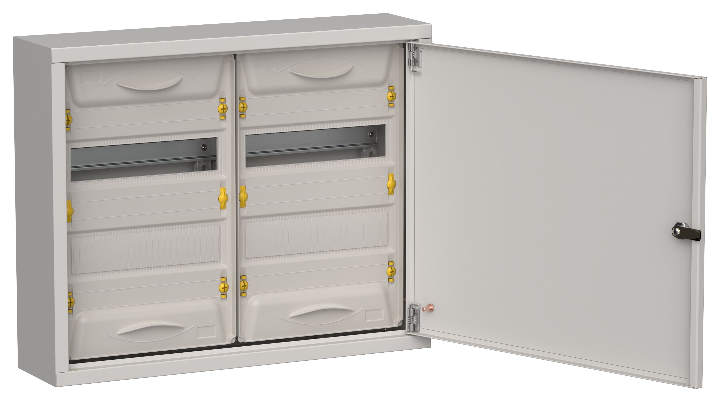 IEK TITAN 5 Корпус мет. ЩРн-48 (2х24) 460х570х140 IP31 сер фото