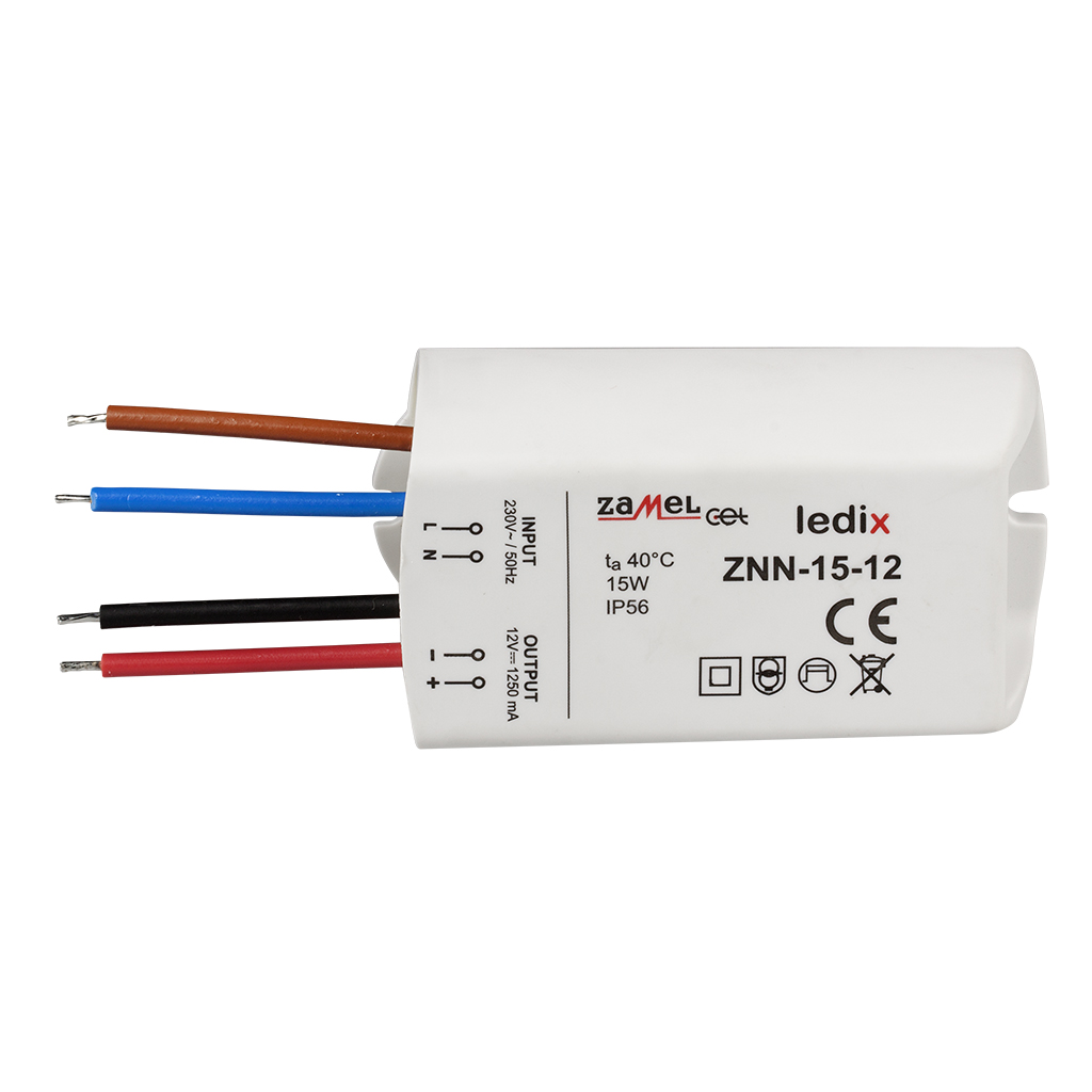 Zamel Блок питания LED 12V DC 15W на стену фото