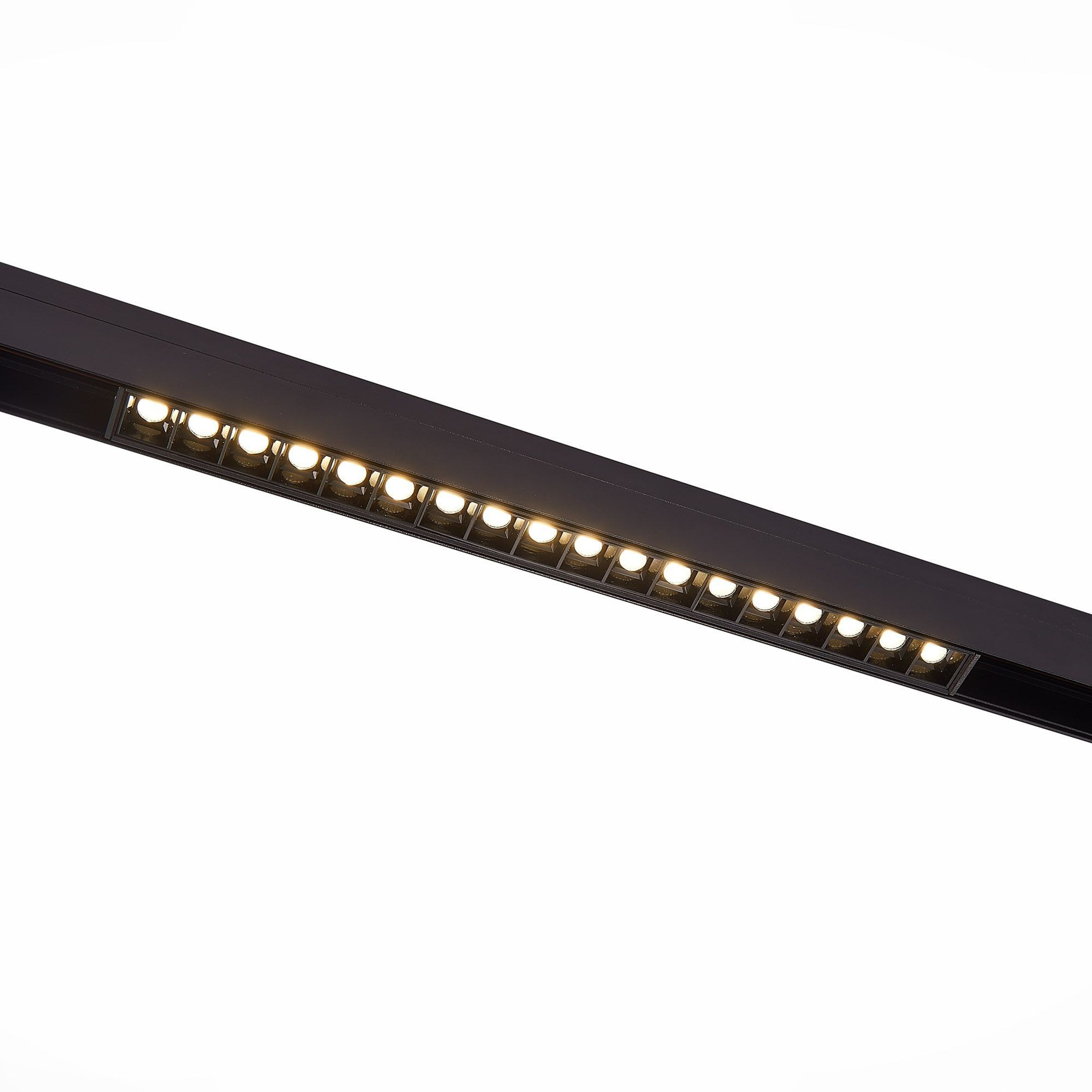 ST LUCE ST371.406.18 Магнитный трековый светильник SMART Черный LED 1*18W 2700K-6500K 1 620Lm Ra90 36° IP20 L338xW22xH25 48VV фото