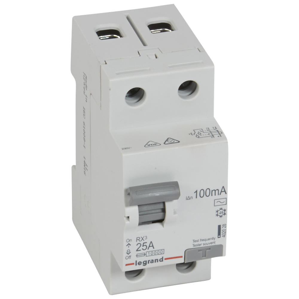 Legrand RX3 УЗО 2P 100мА 25А (AC). фото