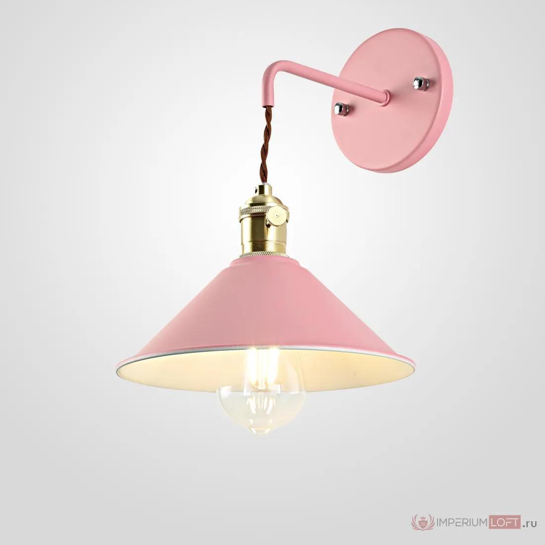 ImperiumLoft Бра с подвесным плафоном BRAID WALL Pink фото