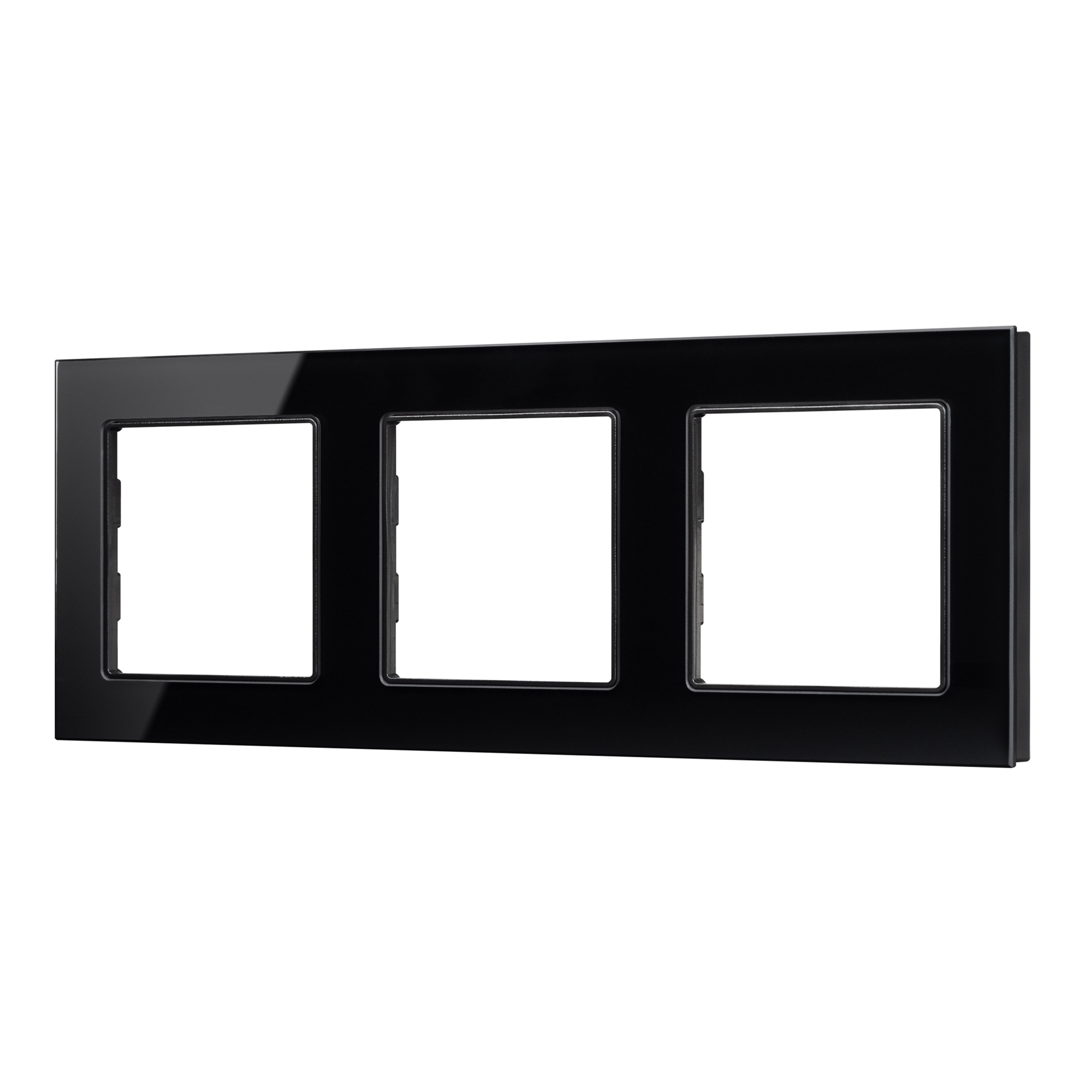 Рамка стеклянная FRM-GLARE-GS-3-BK (Arlight, -) фото