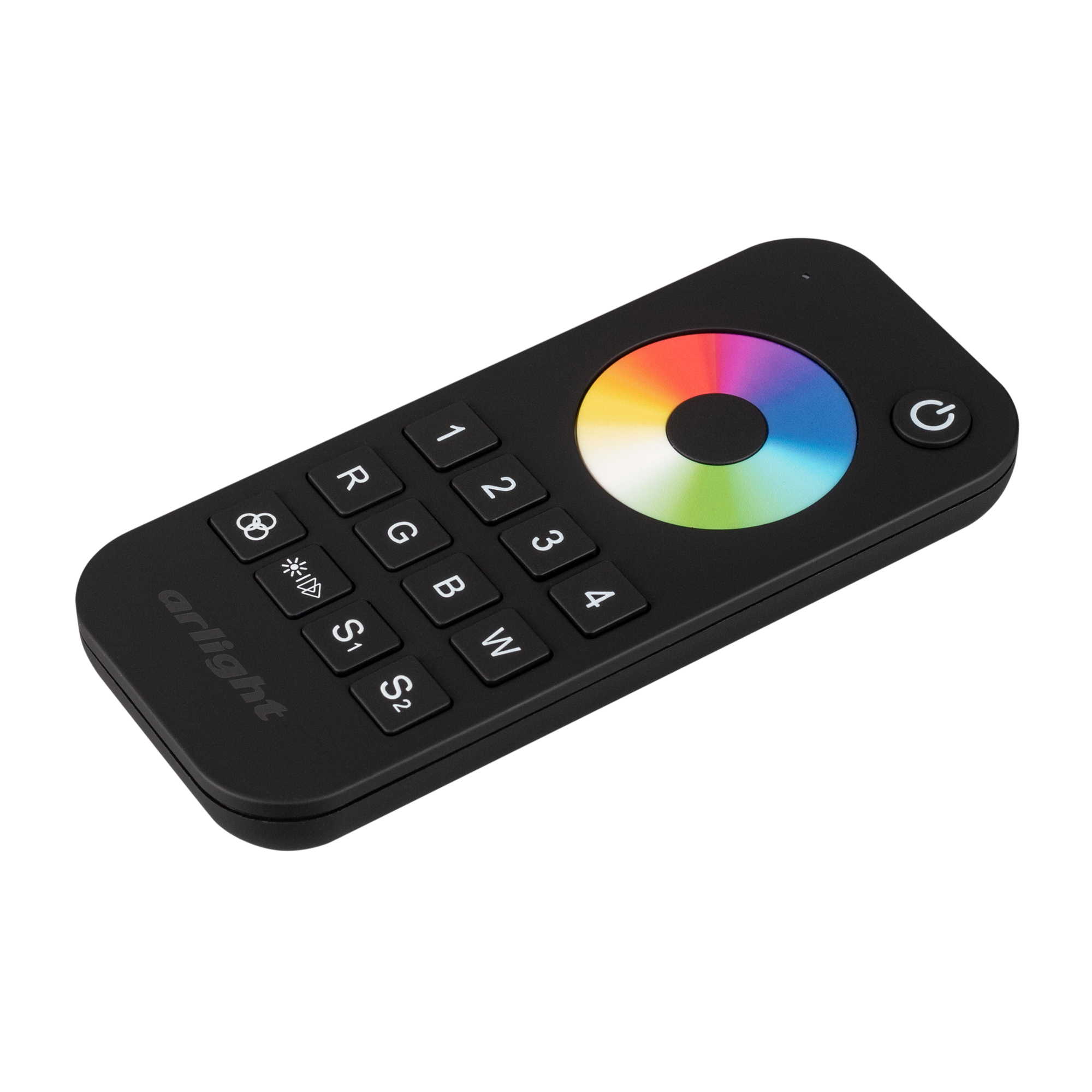 Arlight Пульт SMART-R26-RGBW Black (4 зоны, 2.4G) (IP20 Пластик, 5 лет) фото