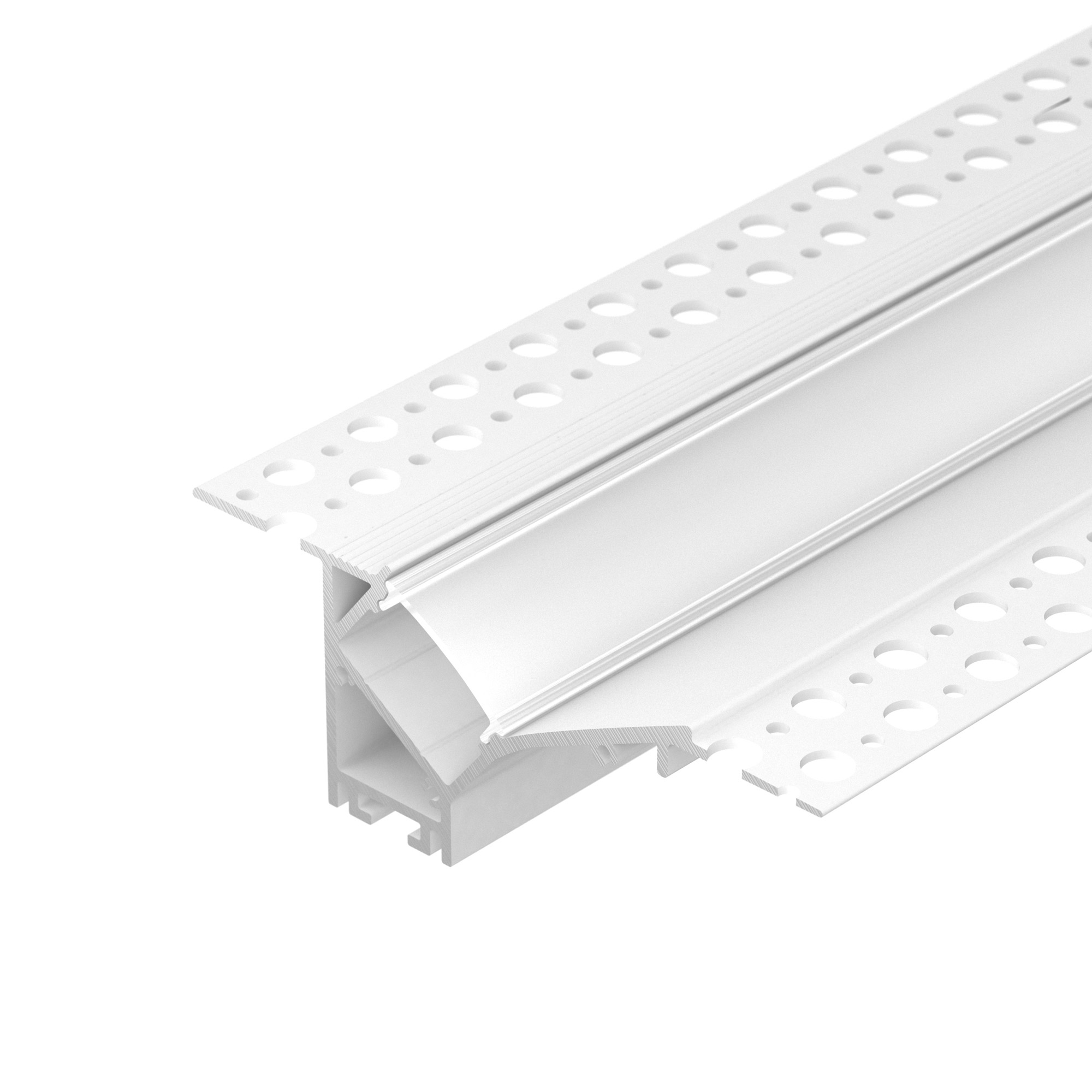 Профиль FANTOM-W45-BEVEL-2000 WHITE (Arlight, Алюминий) фото