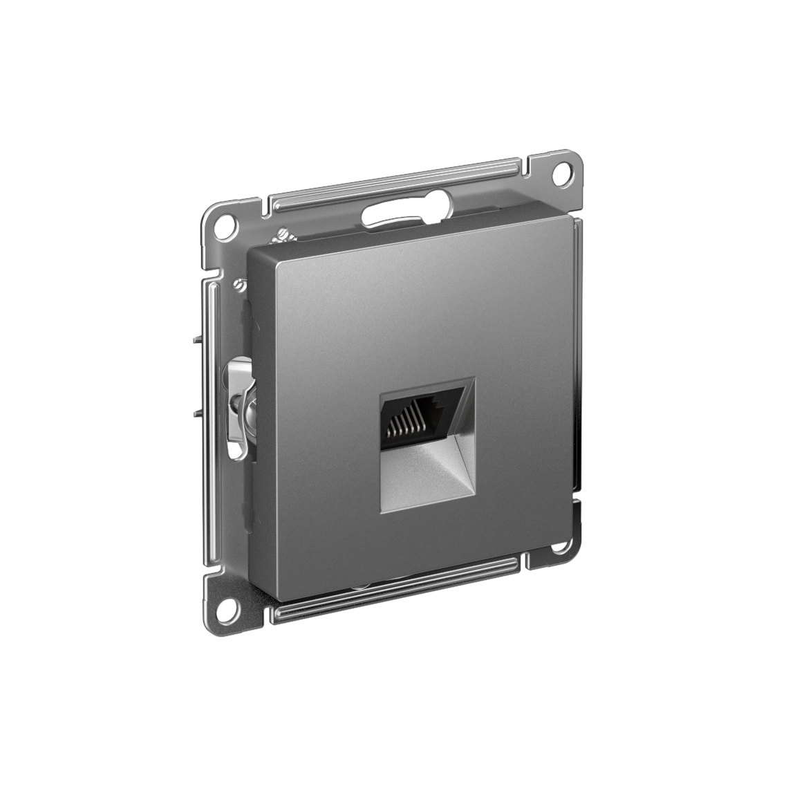Systeme Electric AtlasDesign Сталь Розетка компьютерная RJ45, кат. 6A, механизм фото