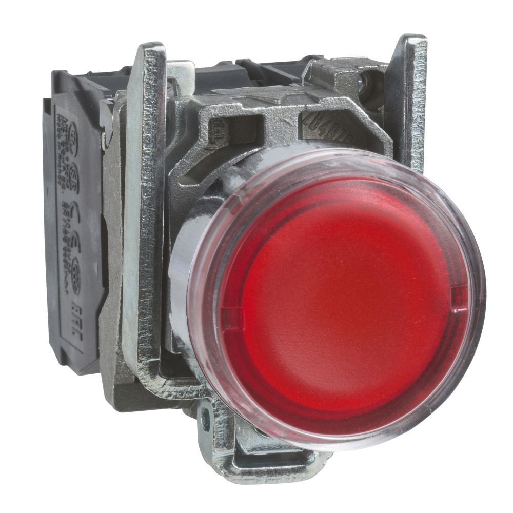 Schneider Electric XB4 Кнопка 22мм 48-120В с возвратом, с подсветкой XB4BW34G5 фото