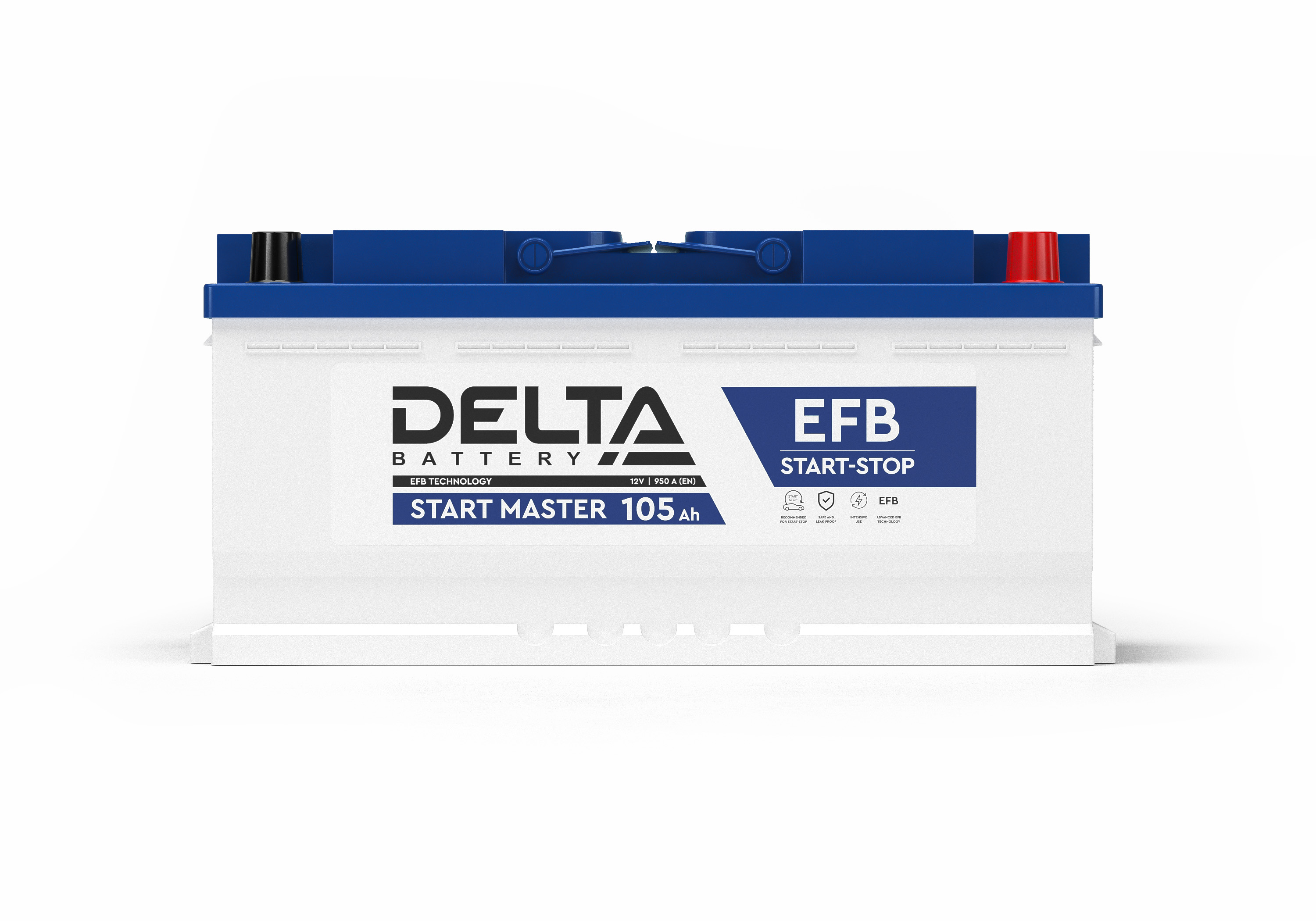 DELTA battery MASTER 105 Ah EFB аккумулятор автомобильный фото