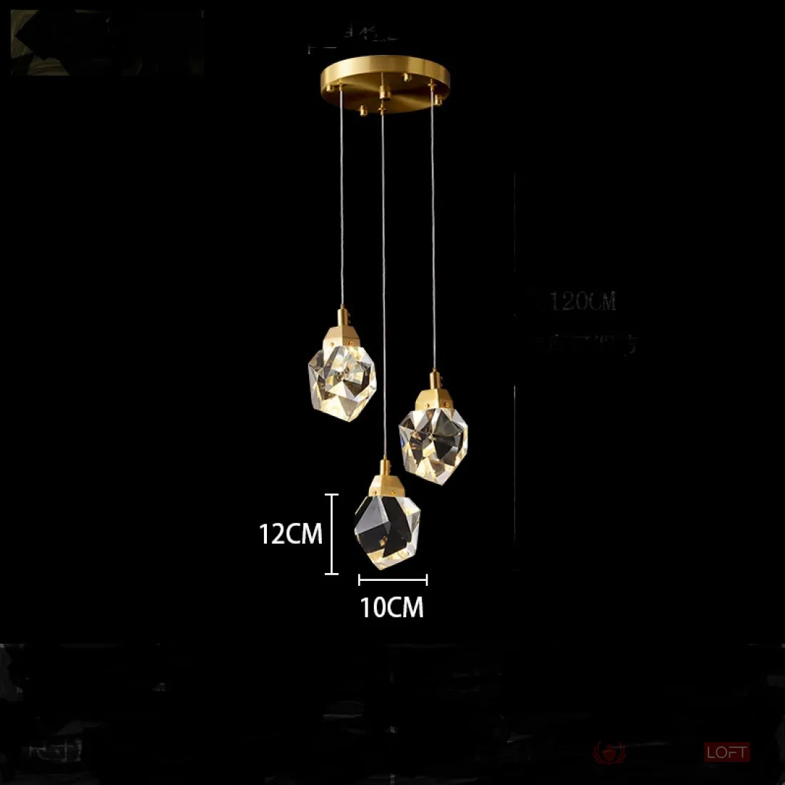 ImperiumLoft Подвесной светильник CRISTEL ONE D25 фото