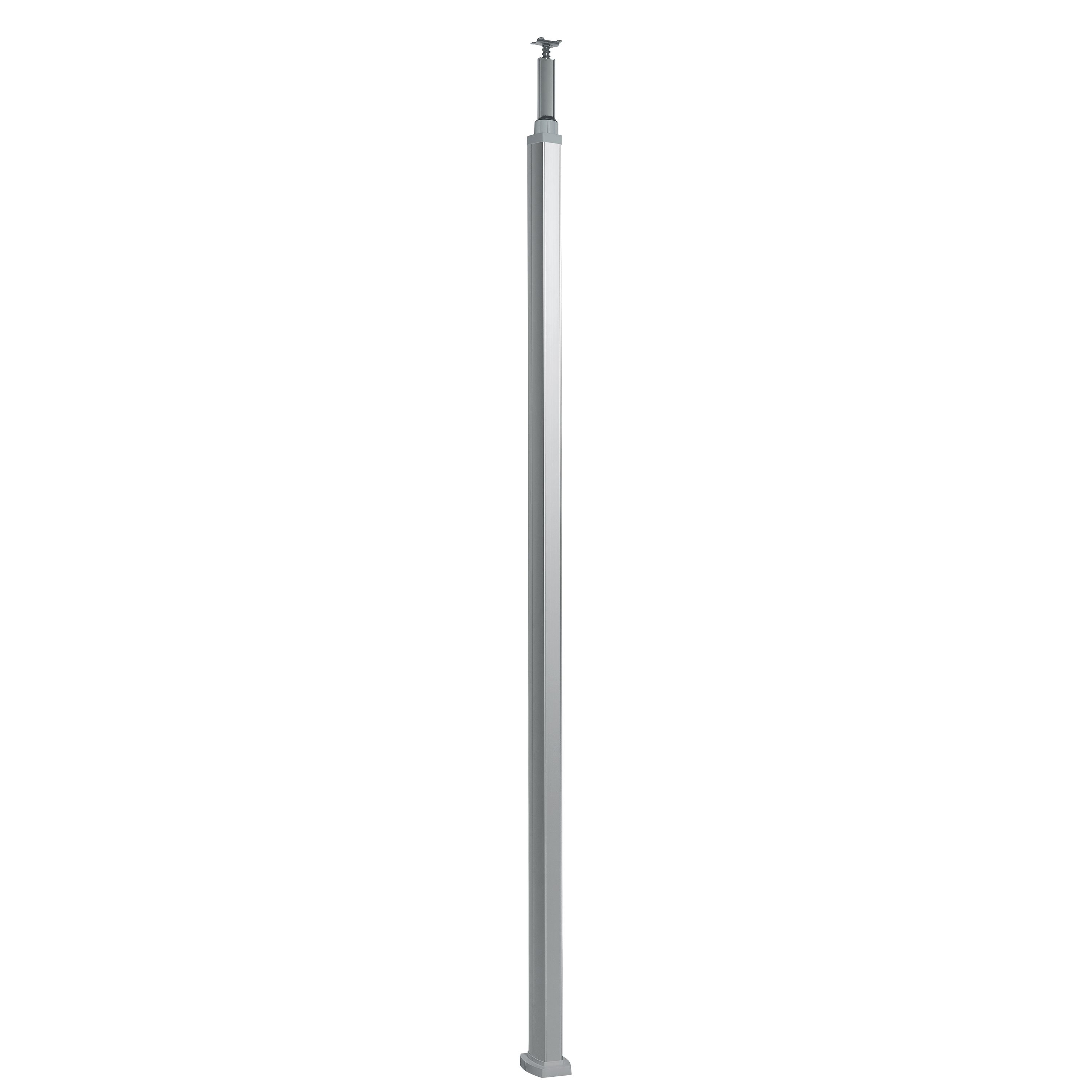 Legrand Snap-On колонна алюминиевая с крышкой из алюминия 2 секции 2,77 метра, с возможностью увеличения высоты колонны до 4,05 метра,  цвет алюминий. фото
