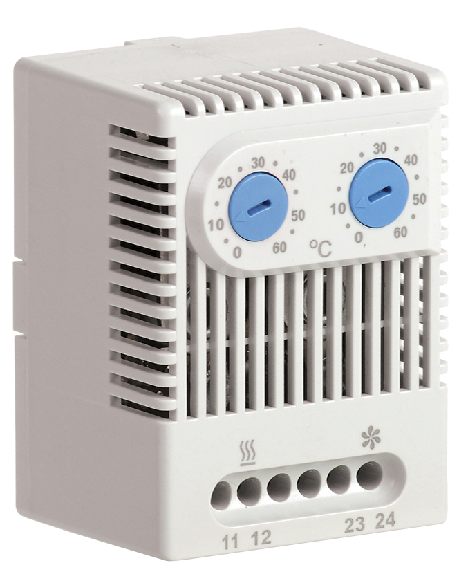 IEK Термостат двухканальный от 0 до +60°C NO+NO фото