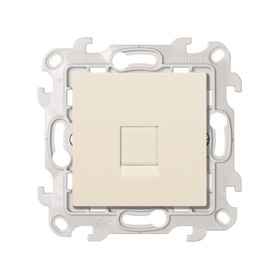 Simon 24 Слоновая кость Розетка RJ45 кат. 5е UTP фото