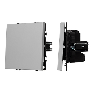 Arlight Механизм выключателя одноклавишный перекрёстный SWT-NOBE-MKX1-SFPL-IS (230V, 10A) (Никель) фото