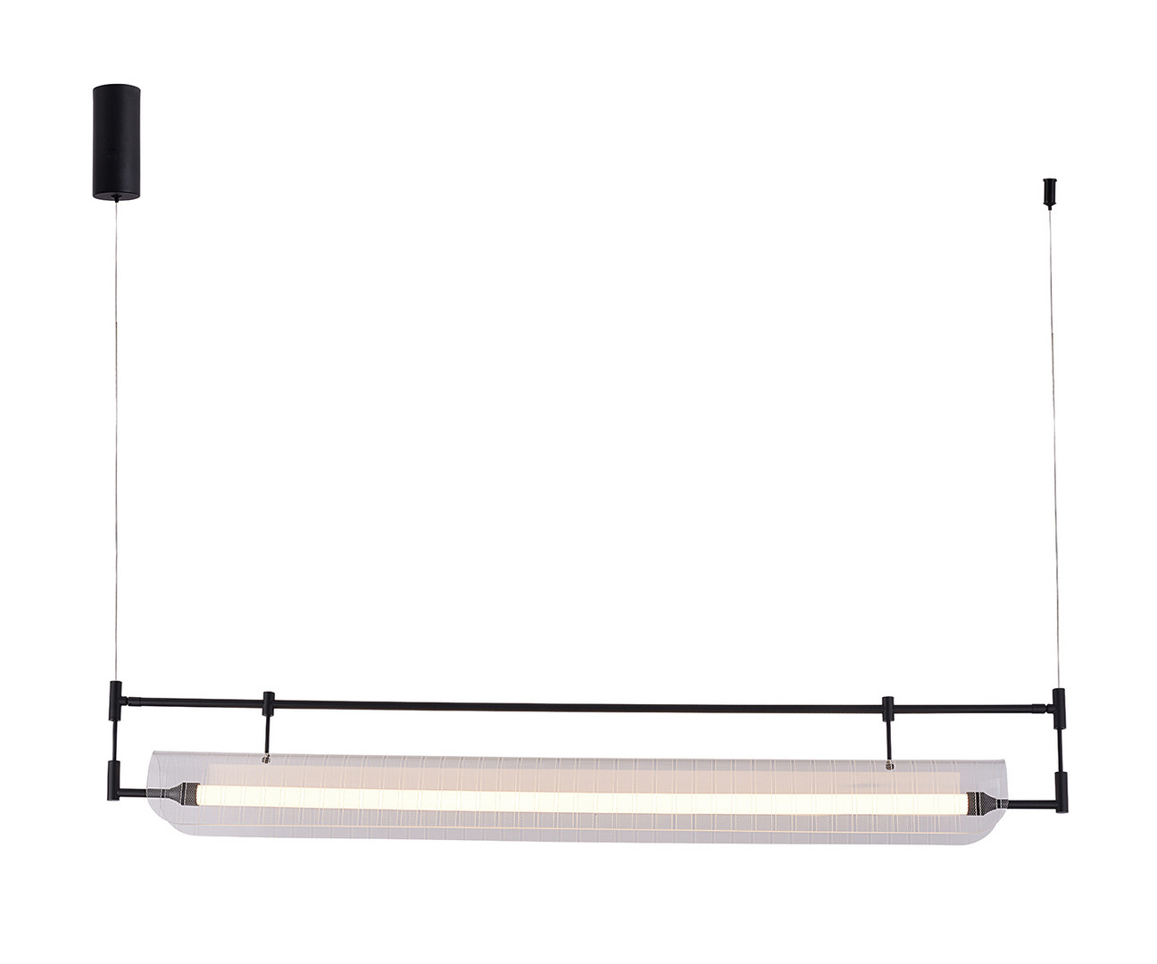 Kink Light 08021-120P,19 Подвес Аника черный w120*10 h150 Led 25W (3000K) фото