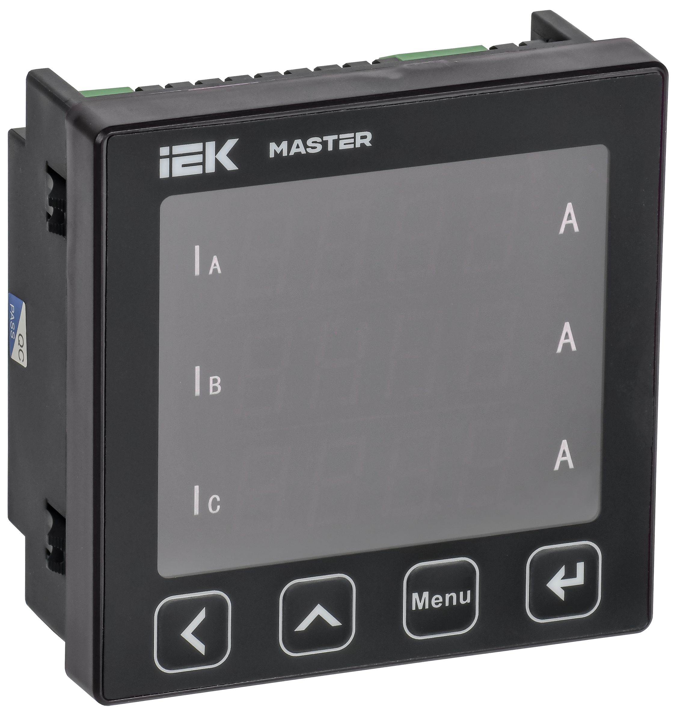 Амперметр цифр. щит. 3-ф. RS-485 96х96 LED MASTER IEK фото