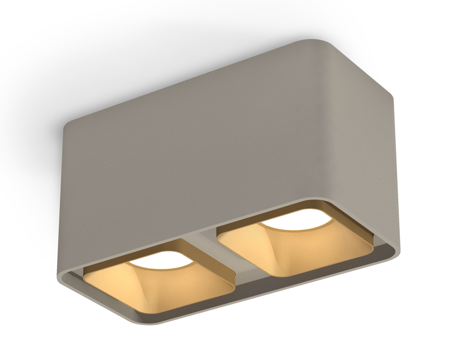 Ambrella Комплект накладного светильника XS7852004 SGR/SGD серый песок/золото песок MR16 GU5.3 (C7852, N7704) фото