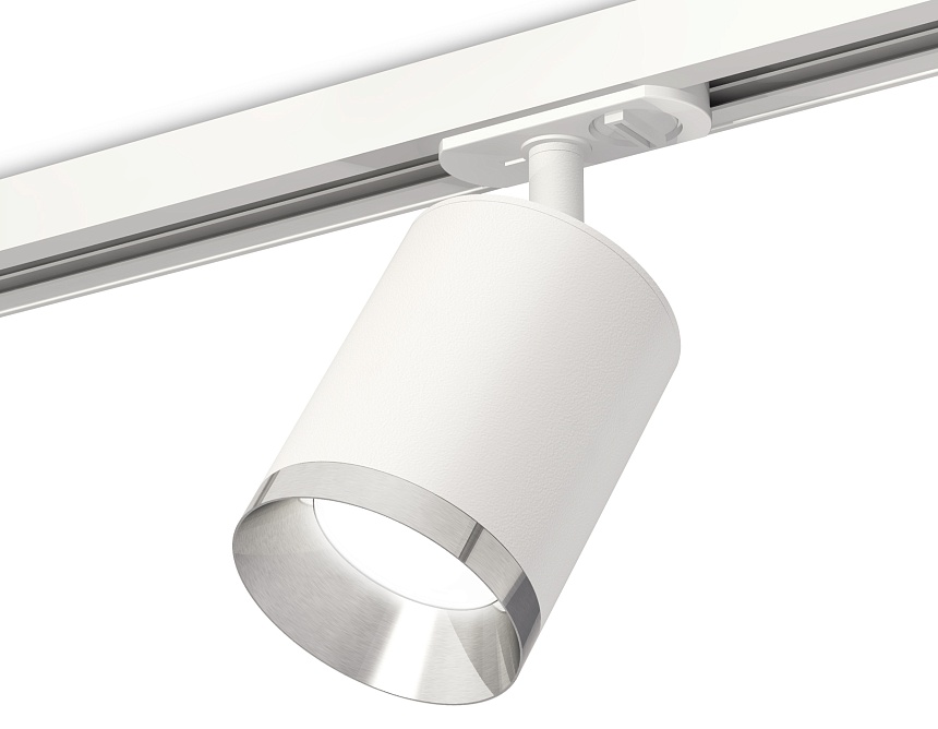 Ambrella Комплект трекового светильника XT7421003 SWH/PSL белый песок/серебро полированное MR16 GU5.3 (A2536, C7421, N7032) фото