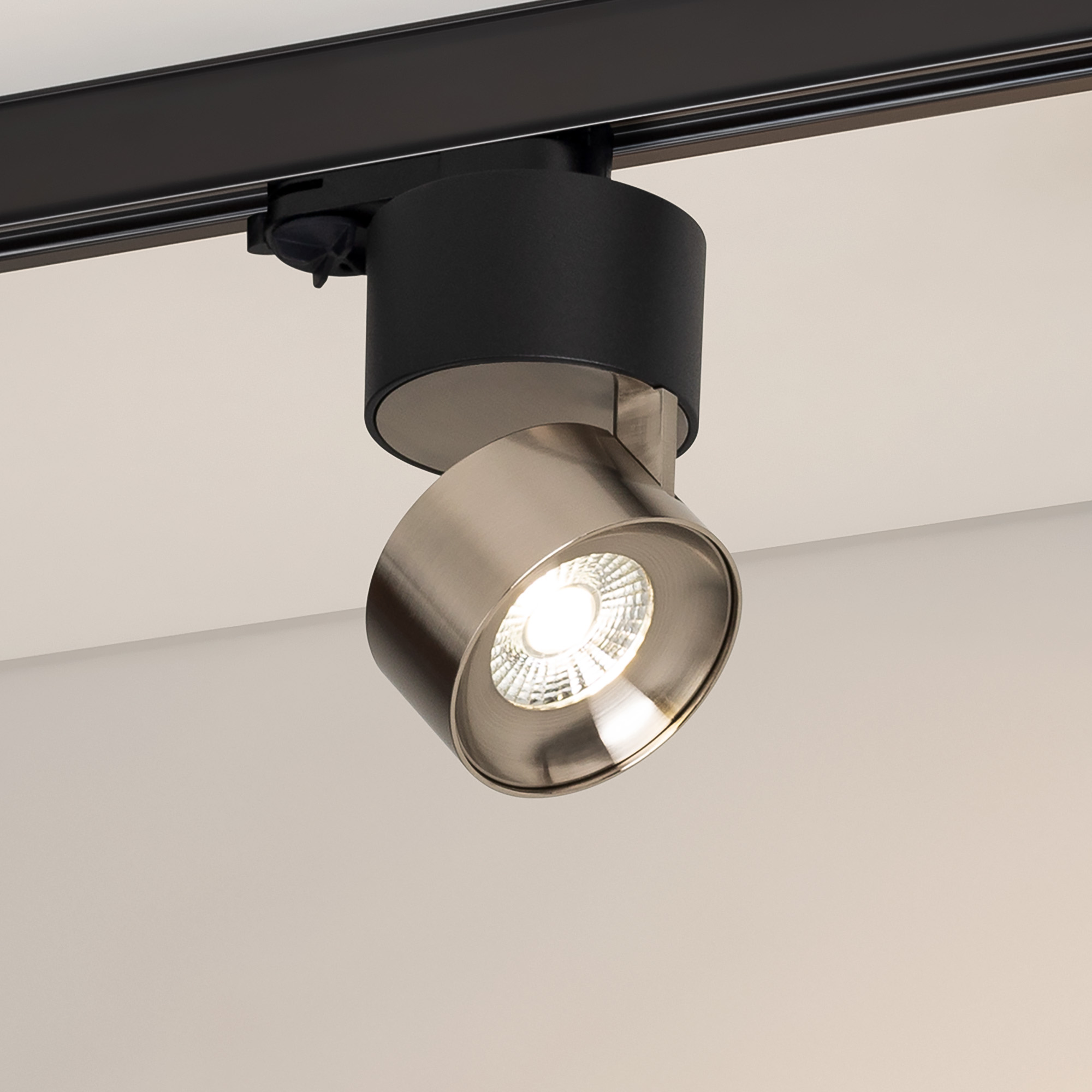 Arlight Светильник SP-PLURIO-TRACK-4TR-R77-9W Day4000 (BK-NI, 36 deg, 230V) (IP20 Металл, 3 года) фото