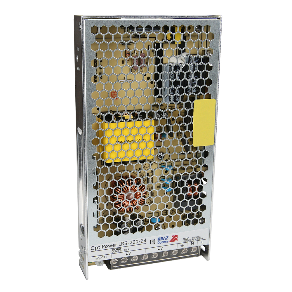 КЭАЗ Блок питания панельный OptiPower LRS 200-24 8.8A. фото