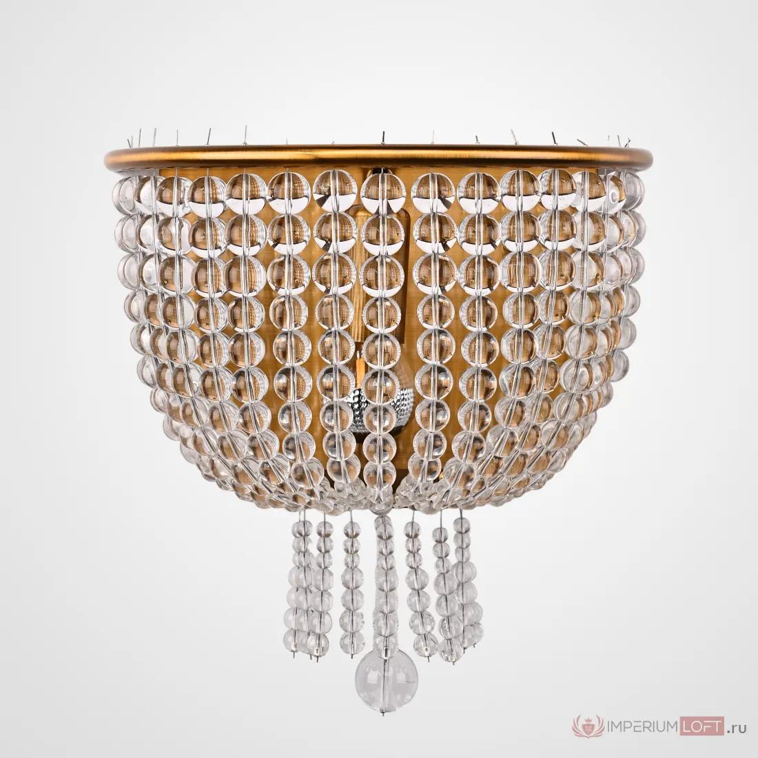 ImperiumLoft Бра JACQUELINE WHITE SCONCE brass фото