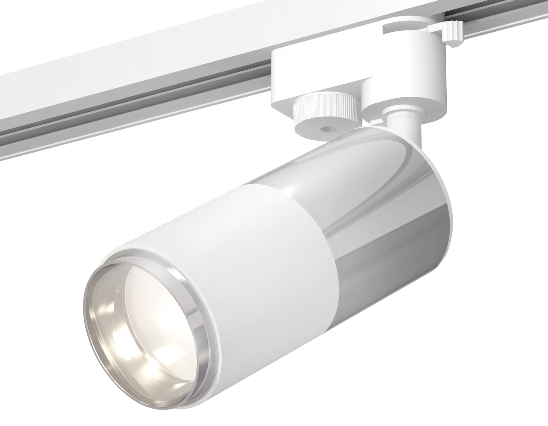 Ambrella Комплект трекового однофазного светильника XT6301050 SWH/PSL белый песок/серебро полированное MR16 GU5.3 (A2520, C6305, A2060, C6301, N6122) фото