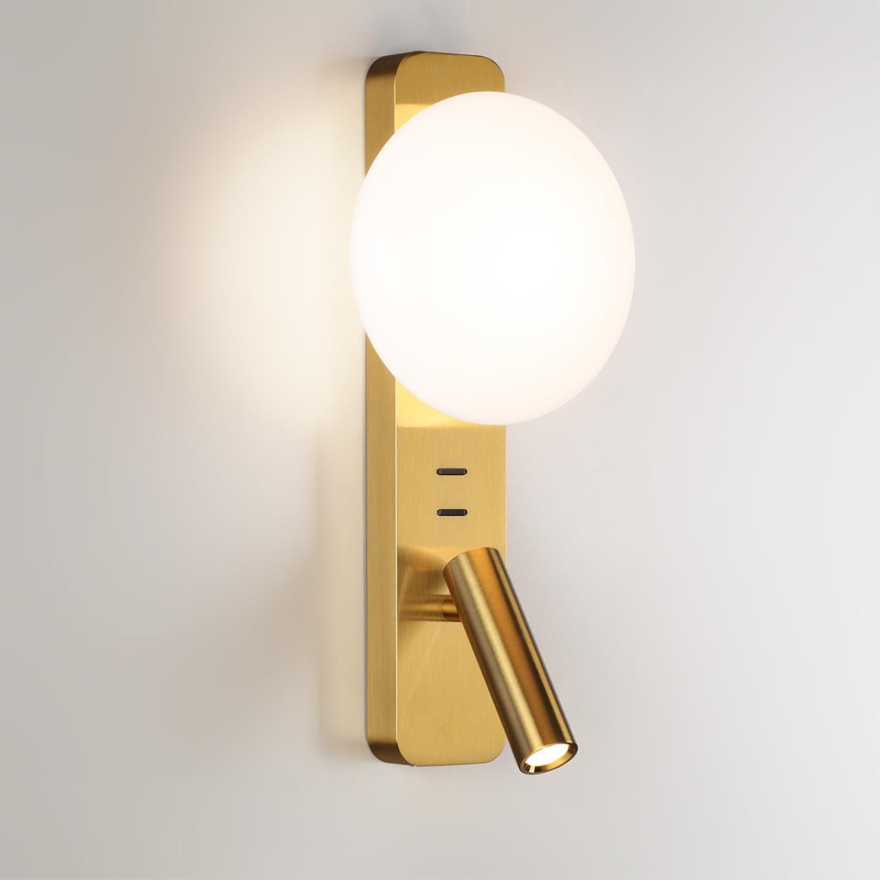 Odeon Light 7050/5WL HIGHTECH ODL25 металл/металл  бронза Настенный светильник IP20 LED 1*5W ALBERGO фото