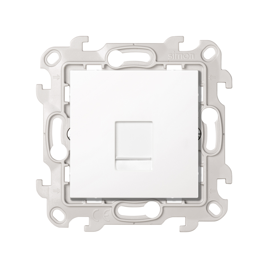Simon 24 Белая Розетка для передачи данных RJ45 Cat.6 UTP фото