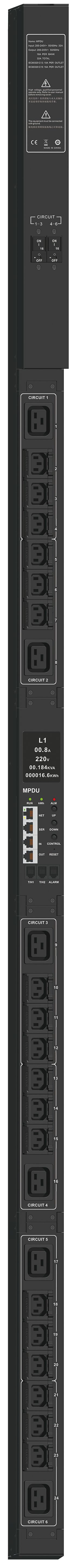ITK ADMIN PDU PV1212 мон. 1Ф 32А 18С13 6С19 фото