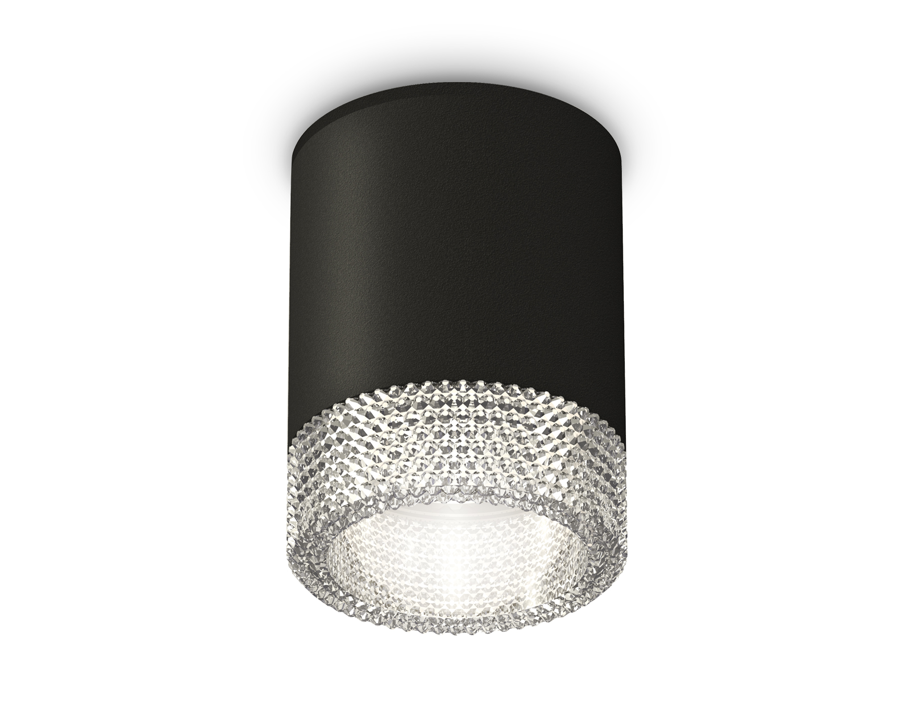Ambrella Комплект накладного светильника XS6302040 SBK/CL черный песок/прозрачный MR16 GU5.3 (C6302, N6150) фото