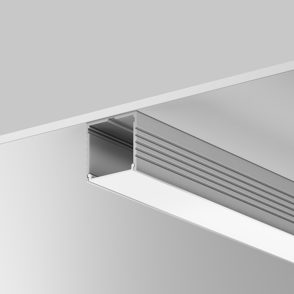 Maytoni Led Strip Алюминиевый профиль накладной 35x35 (Серебро, 2 м), ALM-3535AT-S-2M фото