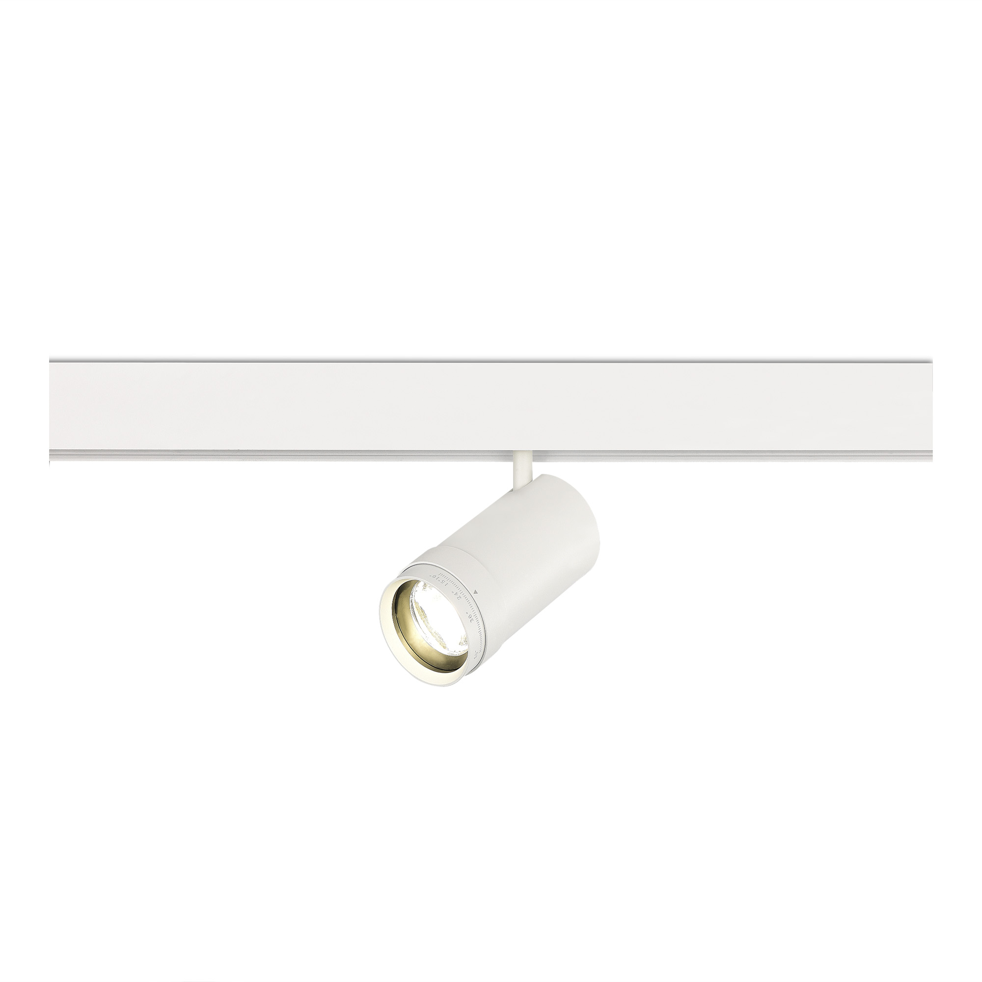 ST LUCE ST357.546.20 Магнитный трековый светильник ZOOM Белый LED 1*20W 4000K Lm Ra90 10-55° IP20 D60xH170 48VV фото