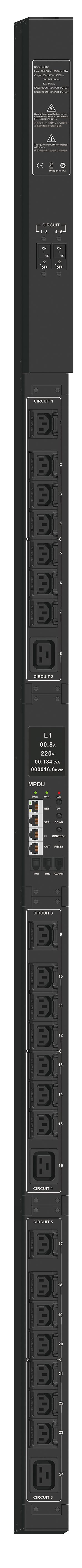 ITK ADMIN PDU PV1212 мон. 1Ф 32А 21С13 3С19 фото