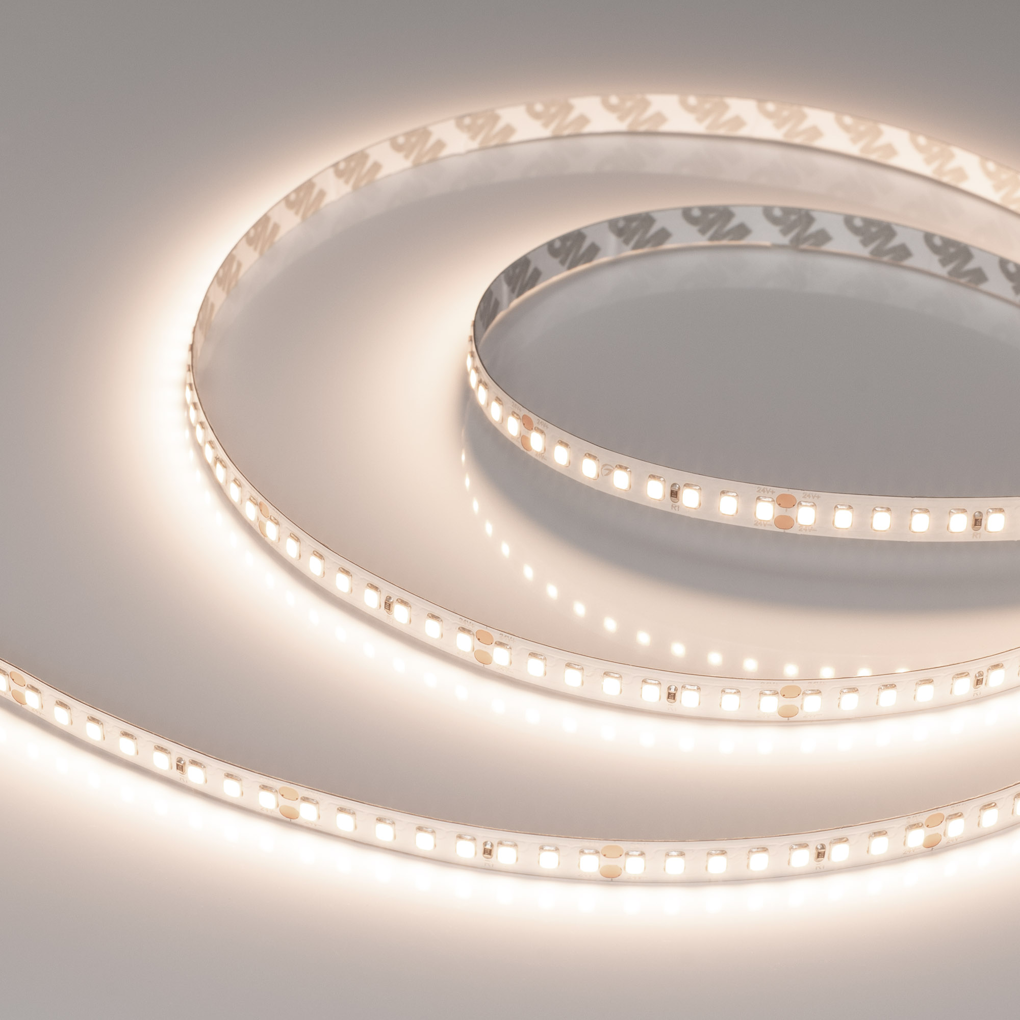 Лента UL-A160-8mm 24V Warm3500 (12 W/m, IP20, 2835, 5m) (Arlight, 7 лет) фото