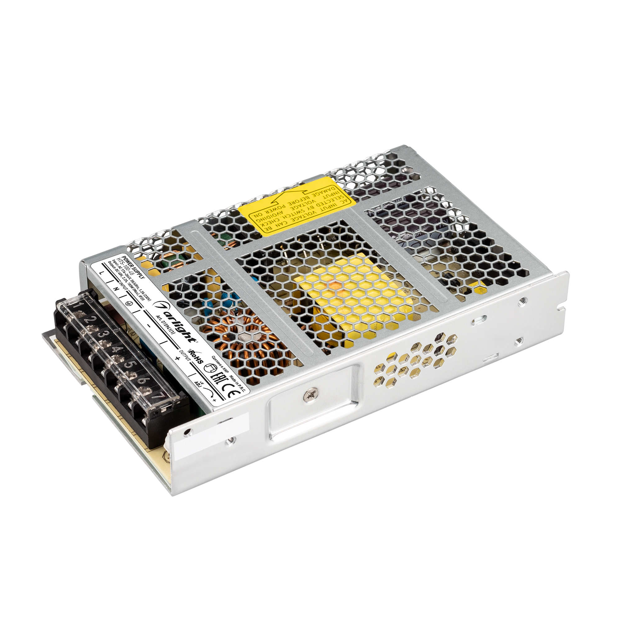Arlight Блок питания HTS-100-48 (48V, 2.2A, 100W) (IP20 Сетка, 3 года) фото