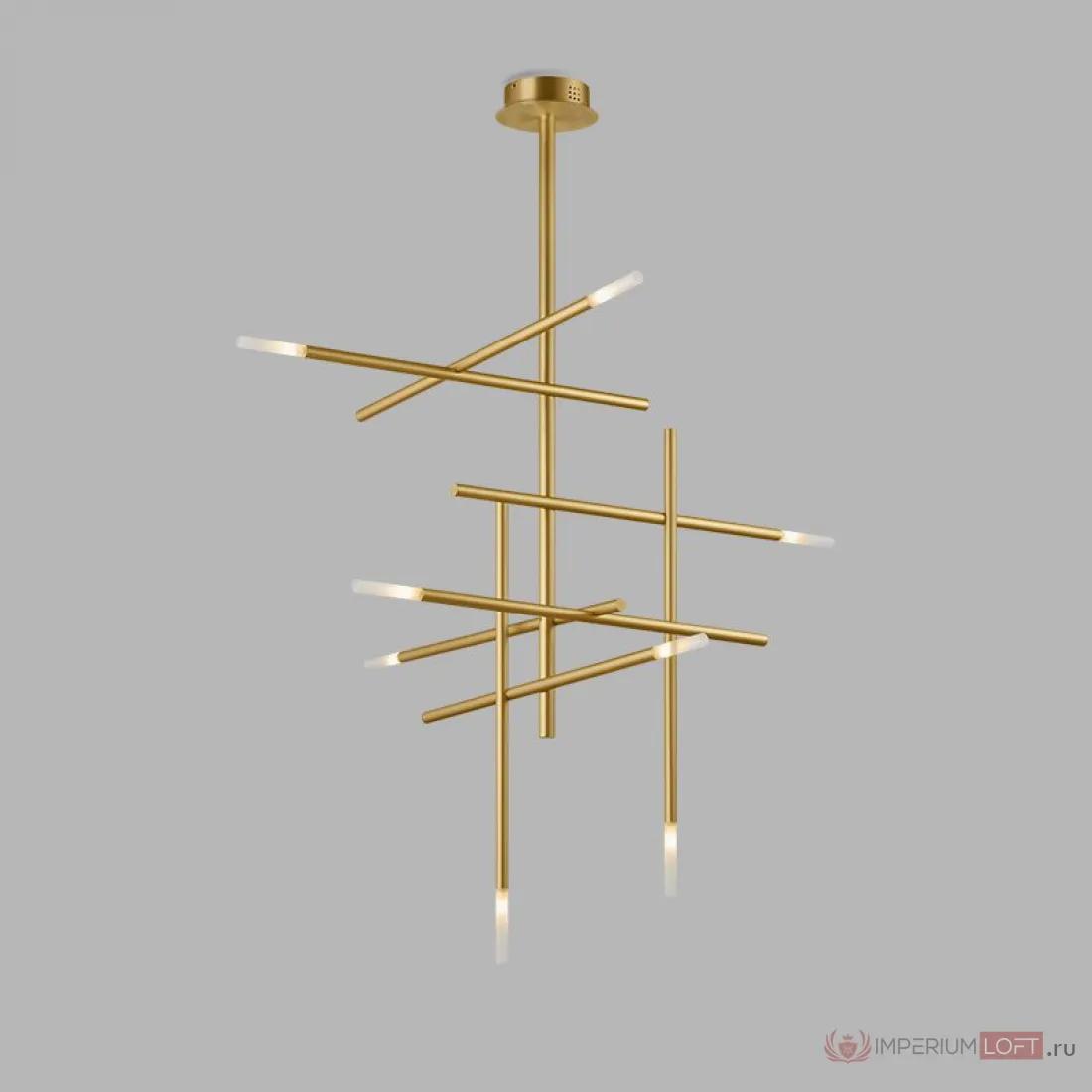 ImperiumLoft Подвесная люстра TRAVERSE H105 Gold фото