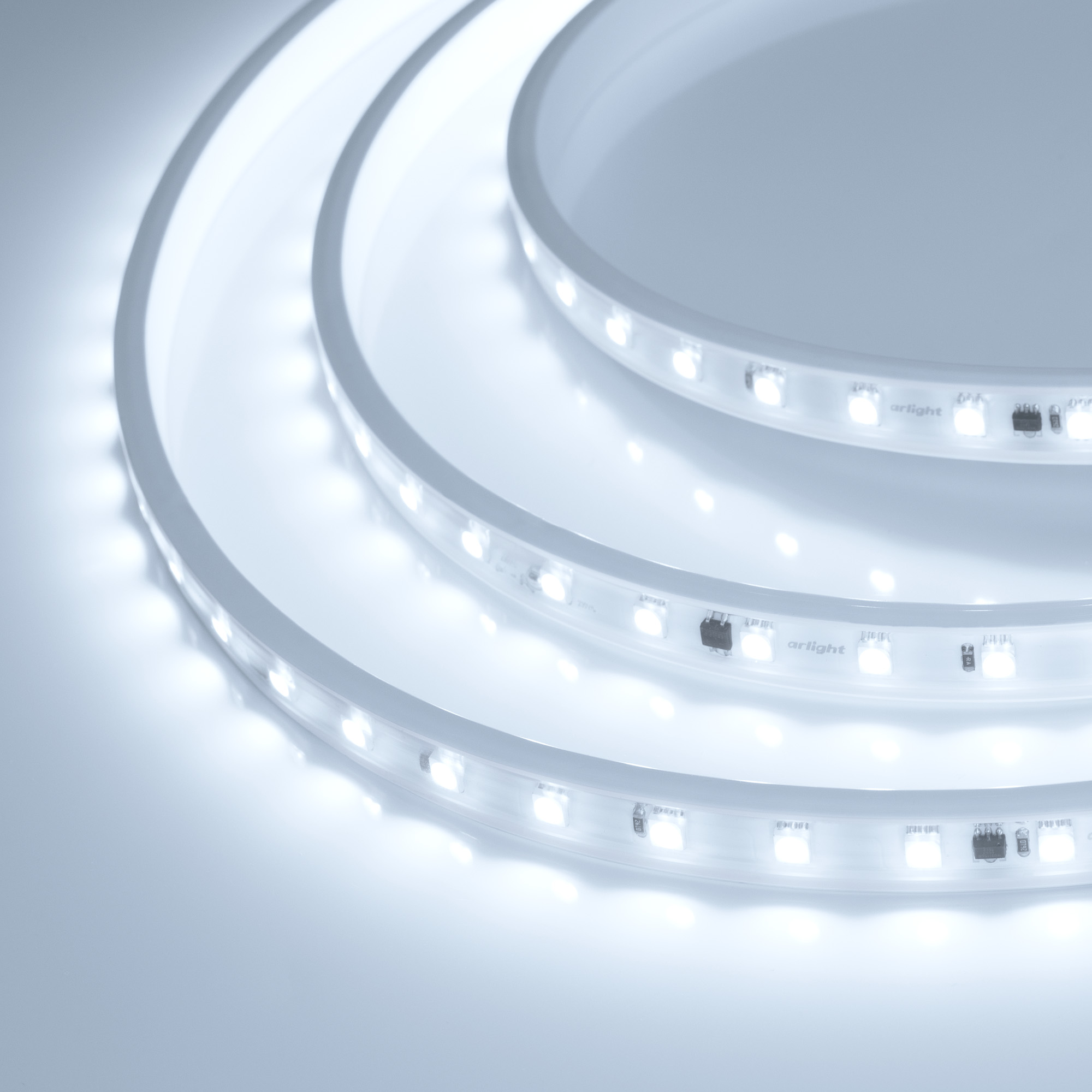 Arlight Светодиодная лента герметичная ARL-PV-B54-15.5mm 230V White6000 (8 W/m, IP65, 5060, 10m) (-) фото