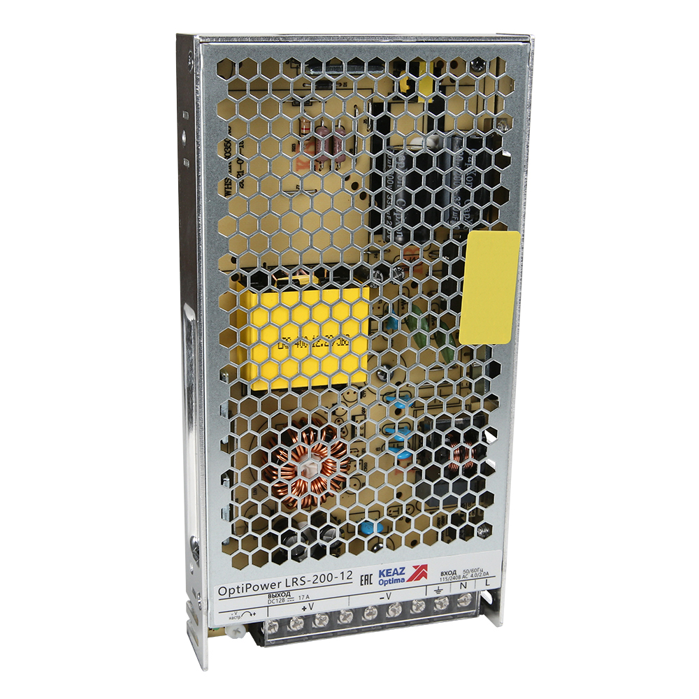 КЭАЗ Блок питания панельный OptiPower LRS 200-12 17A. фото