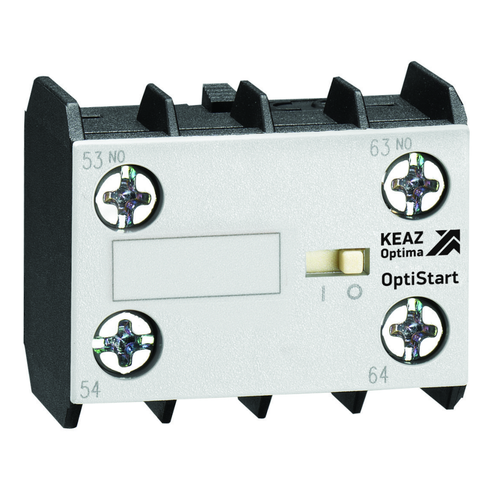 КЭАЗ Блок контактный OptiStart K-MX-1011 фронтальный 1НО+1НЗ для мини-контакторов M. фото