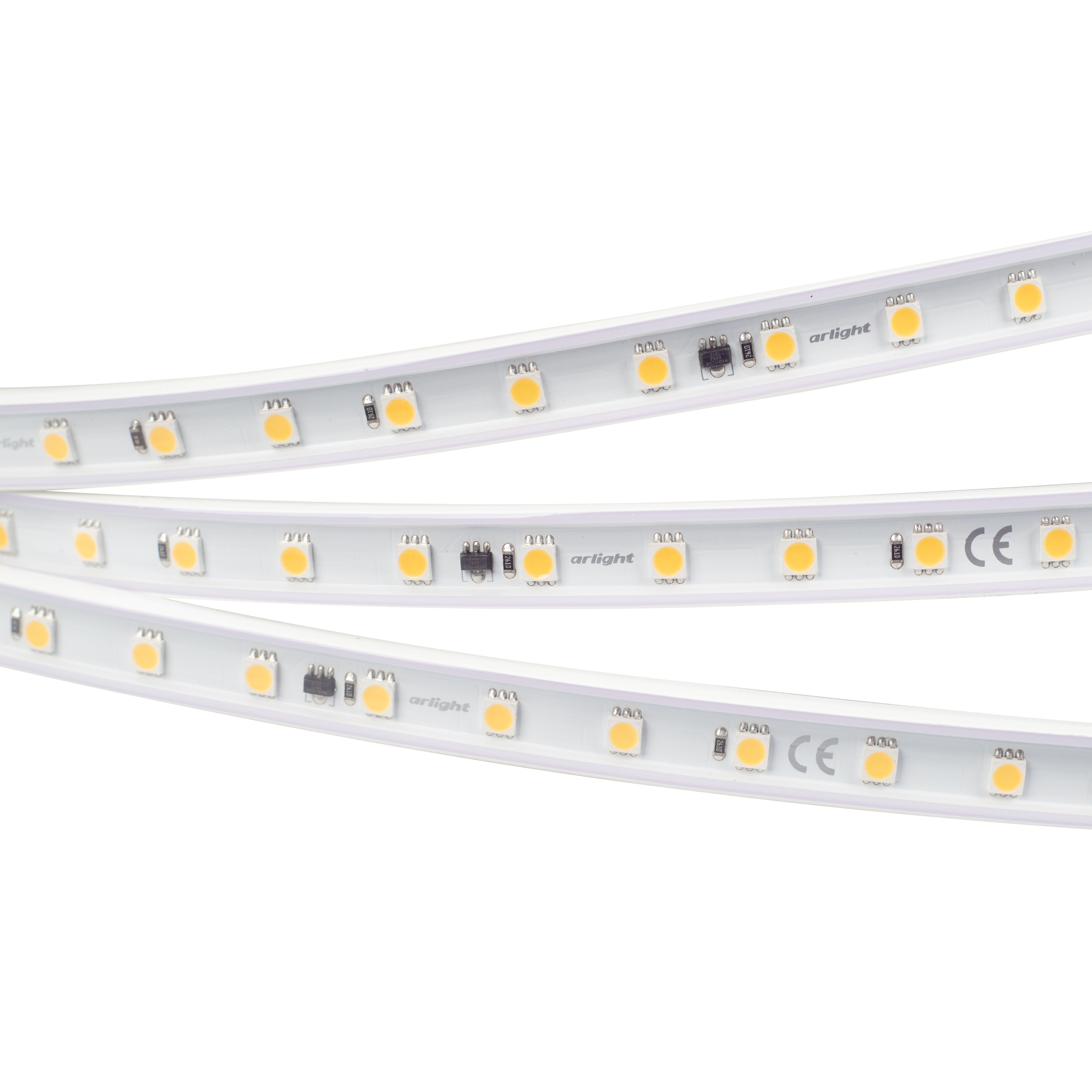 Arlight Лента ARL-PV-B54-15.5mm 230V White6000 (8 W/m, IP65, 5060, 50m) ( 8 Вт/м, IP65) фото