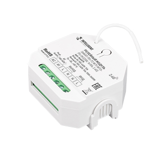 Arlight INTELLIGENT Релейный модуль SMART-701-72-WTI-WTO-PS-IN  (230V, 1x15A, 2.4G) (IARL, IP20 Пластик, 5 лет) фото