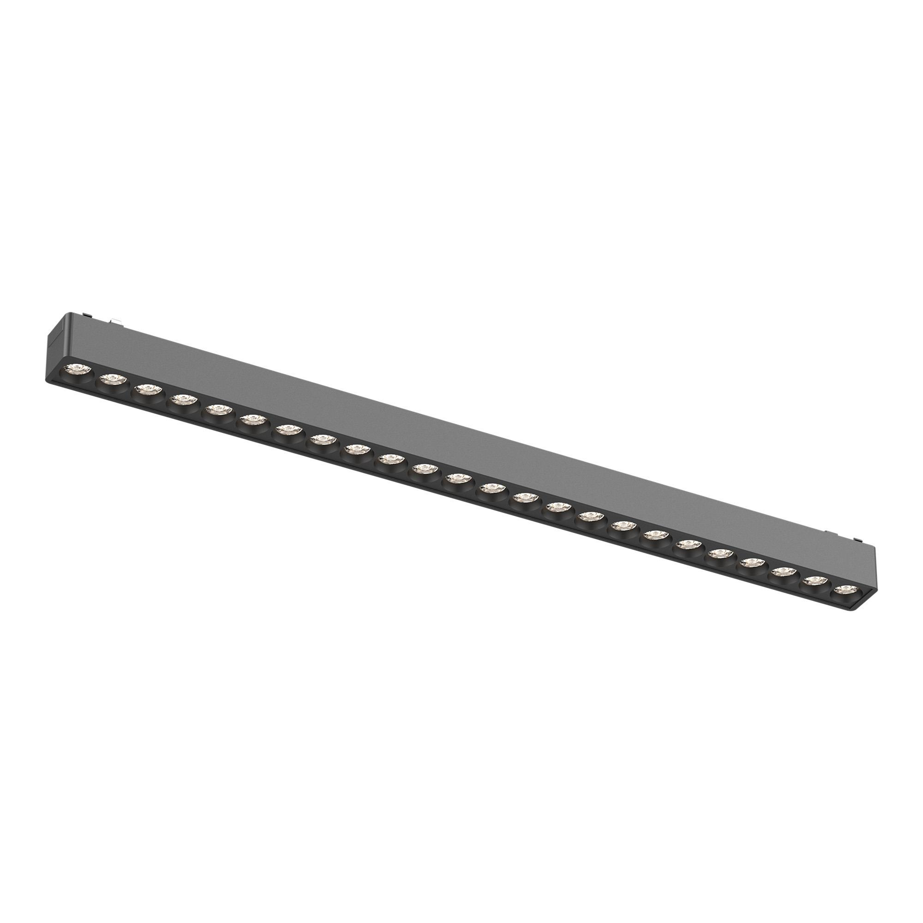 ST LUCE ST673.436.24 Магнитный трековый светильник Черный LED 1*24W 3000K 1 640Lm Ra>90 36° IP20 L445xW26xH24 48V фото