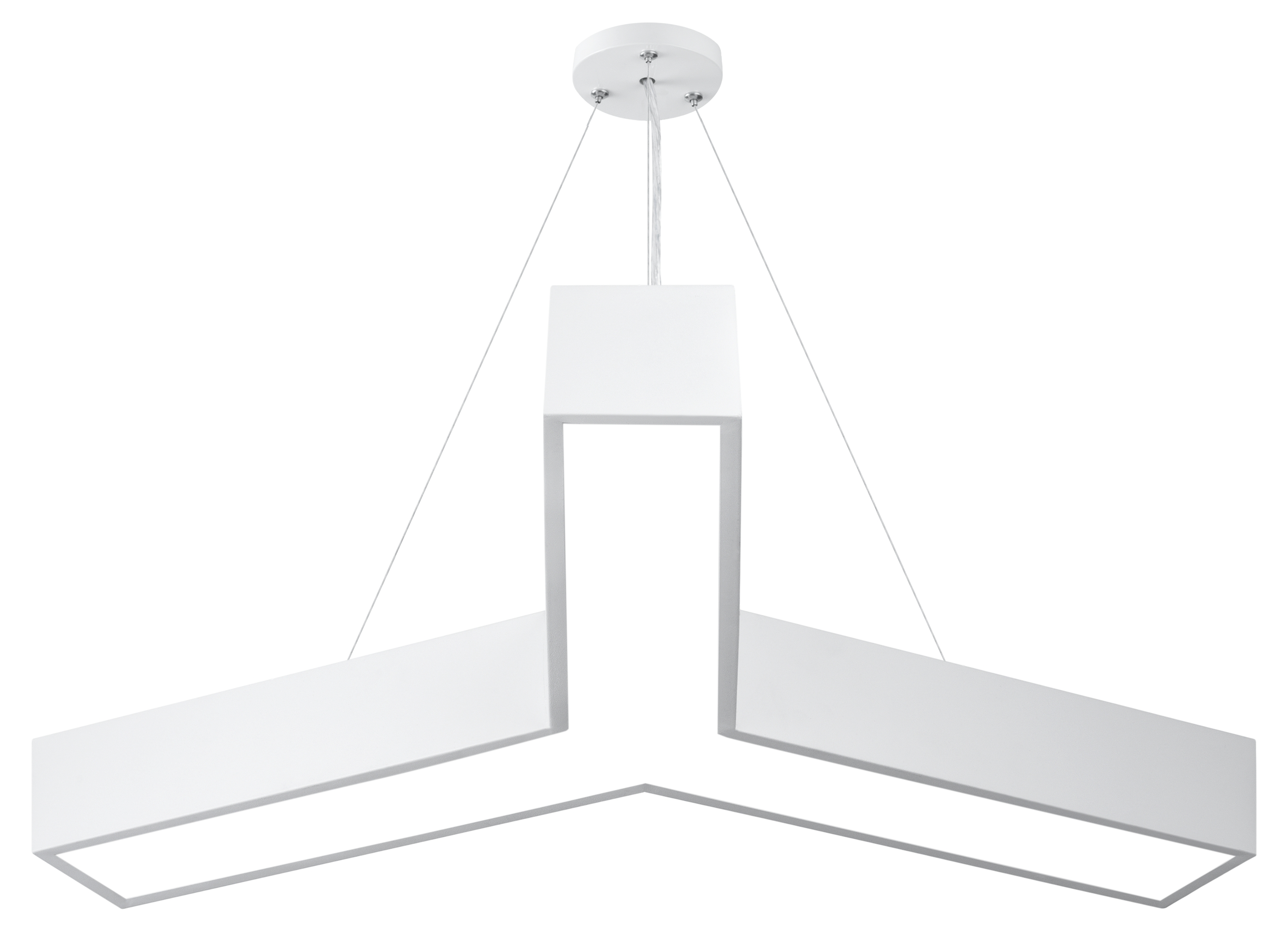 ЭРА Светильник LED Geometria SPO-142-W-40K-044 Igrek 44Вт 4000K 3500Лм IP40 800*80 белый подвесной драйвер внутри фото