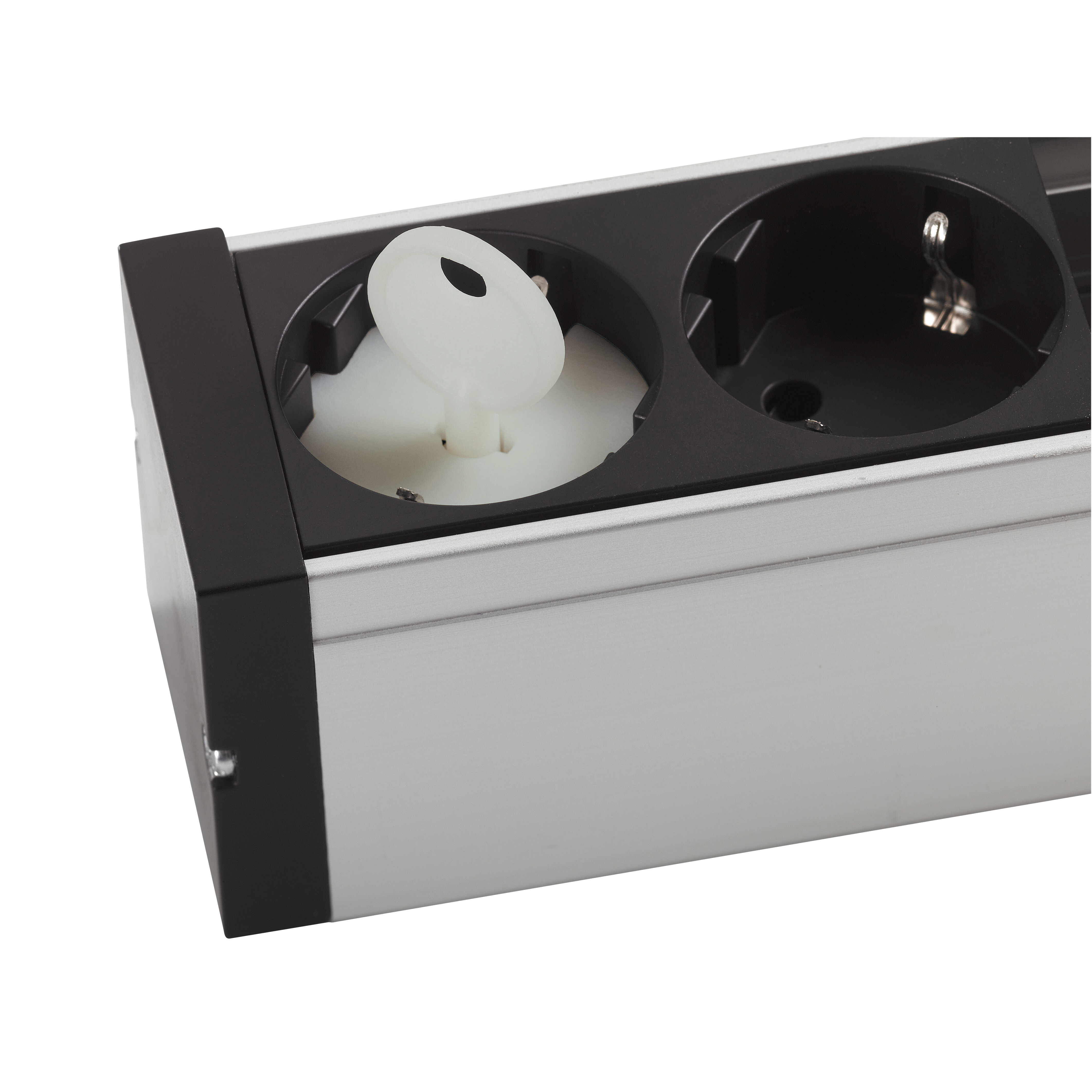 Legrand VDI Набор из 6 шт. блокировочных заглушек для блоков распределения питания (PDU) С13 стандарт плюс ключ. фото