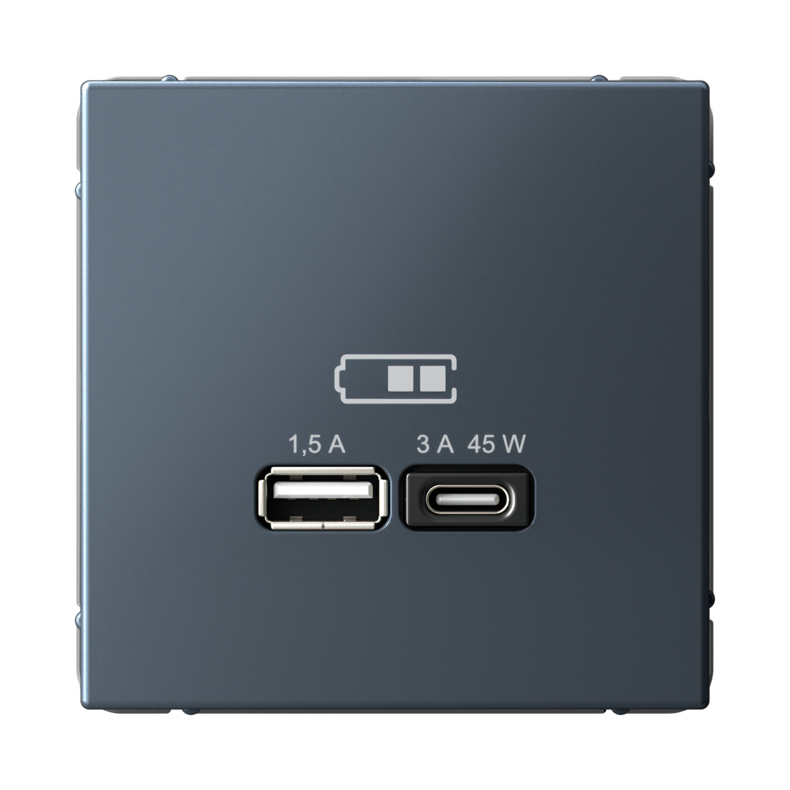 Systeme Electric ArtGallery Грифель USB Розетка A + тип-C 45Вт высокоскор.заряд. QC, PD, механизм фото